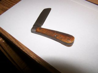 Vintage Pocket Knife Civil War Era Cotton Sampler Peach Seed Bone Restoration