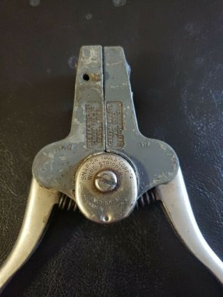 Vintage Snap On Wire Stripper Tool 2