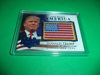 Decision 2016 Series 2 God Bless America Flag Patch Blue Donald Trump Gba18