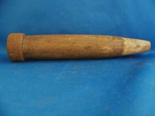 Large vintage socket wood chisel handle 8 1/2 