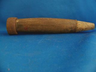 Large vintage socket wood chisel handle 8 1/2 