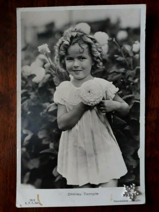 Shirley Temple Postcard (peony Shirley Temple) Année 1936