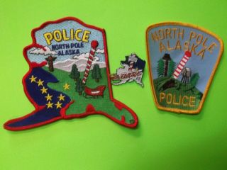 North Pole Alaska State Police (issued Pin) Santa Claus Ak Patch