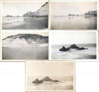 1915 San Francisco California Cliff House Restaurant & Seal Rocks Beach Photos