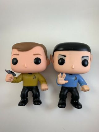 Funko Pop Star Trek Kirk And Spock Vaulted/oob/loose