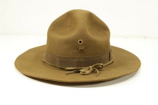 Vintage Official Boy Scouts Of America Scout Master Hat - Size 7