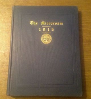 Rare 1916 The Microcosm Yearbook Simmons College Boston,  Ma,  Art Nouveau
