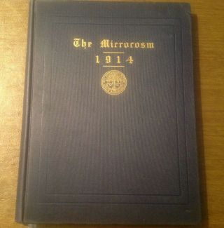 Rare 1914 The Microcosm Yearbook Simmons College Boston,  Ma,  Art Nouveau