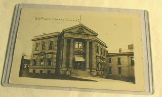 Bucyrus Ohio Real Photo Post Card Public Library Posted 1915