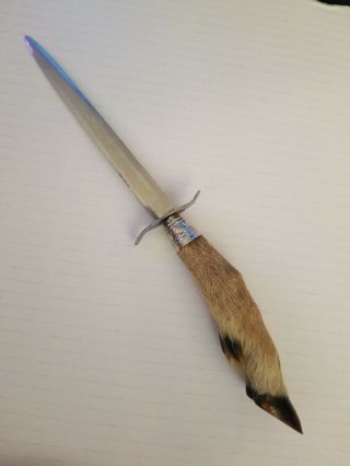 German Austria Austrian Vintage Deer Foot Letter Opener