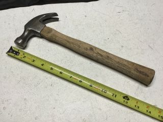 Vintage Stanley No 68 16 Oz Wood Handle Claw Hammer