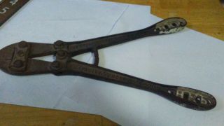Vintage H.  K.  Porter Bolt Cutter 12 " 1855 Tool 12 " Long Usa