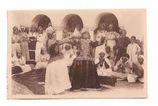 Bou Saada Algeria - Ouled Nail Dancers - Vintage Postcard 791f