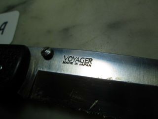 739 Black Cold Steel Voyager Tanto Serrated Lockback Knife Zytel Japan 5