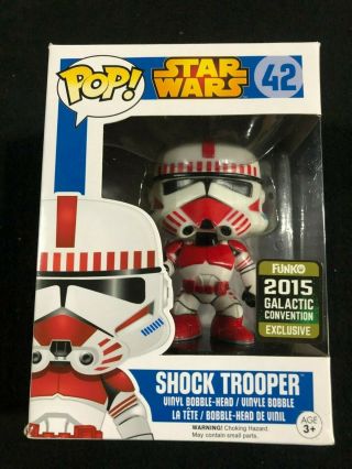 Shock Trooper Star Wars 42 Galatic Convention Funko Pop Vinyl Figure