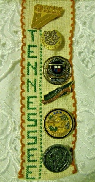 Vintage Badges - General Federation Of Women 