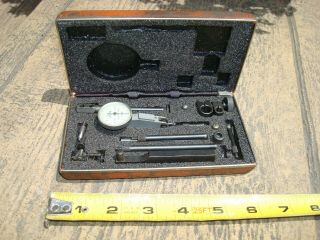 Brown & Sharpe Bes Test Dial Indicator Machinist Tool Swiss Made Jeweled 7032 - 2