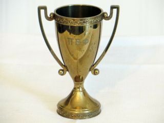 Vintage Small Bronze Loving Cup Pi Beta Phi Sorority C1940 By Dodge Inc Made Usa