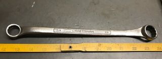 Vintage Craftsman =v= Era 3/4” X 7/8” 12 Point Double Box End Wrench Late 40’s