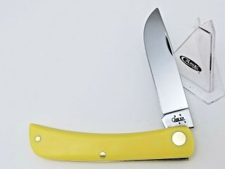 2006 Case Xx Usa 3137 Cv Sod Buster Jr Knife 3 3/4 " Yellow Composition Handles