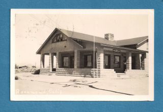 Rosamond Ca - Vintage Post Office View Real Photo Postcard Rppc