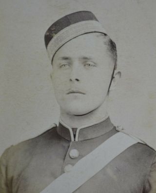 Victorian Cdv Photo Carte De Visite Named Military Officer Army Rma B Vincent