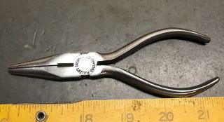 Vintage Fuller’s Drop Forged 5 - 1/2” Long Needle Nose Plier Made In England