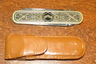 Rare Vintage Pocket Knife - - 3 Blade - - By Bierhoff Solingen Germany Mobay Exc