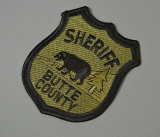 Butte County California Sheriff Subdued Patch,  Ca