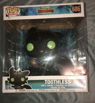 Funko Pop Toothless Large Target Exclusive 10 Inch 10 " How To Train Your Dragon