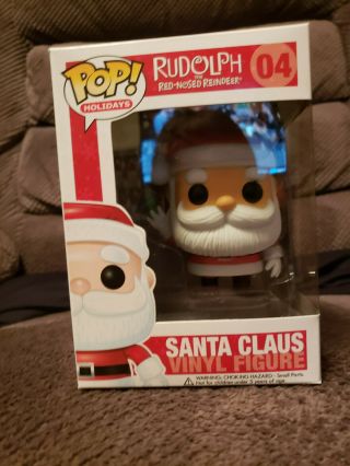 Funko Pop Holidays Santa Claus 04 Rudolph The Red - Nosed Reindeer W/ Protector