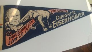 3 President Dwight D.  Eisenhower 1953 Inauguration Banners