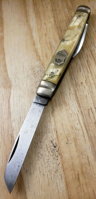 Vintage German Eye Brand Knife/ Half Congress Senator Pocket Knife/ Germany