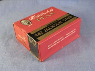 Antique Vintage Dip Pen Nib Box Plume Pluma Feder Esterbrook 442 Jackson Stup
