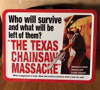Offical The Texas Chainsaw Massacre Leatherface Lunchbox Full Size