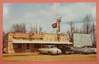 Dr Who Pc Adams Cafe Old Cars Camdenton Missouri Mo Post Card 31848