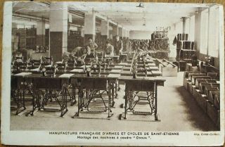 Bicycle,  Gun & Sewing Machine Maker 1933 French Advertising Postcard