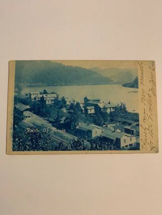 Vintage Postcard 1906 Birds Eye View Part Of Ferris West Virginia Photo