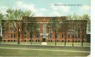 Jackson,  Michigan - High School - Pm1909 - (mich - J 3)