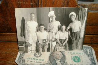 Vintage Rppc World War I Wwi Military Fort Sill Cooks And K.  P.  Crew