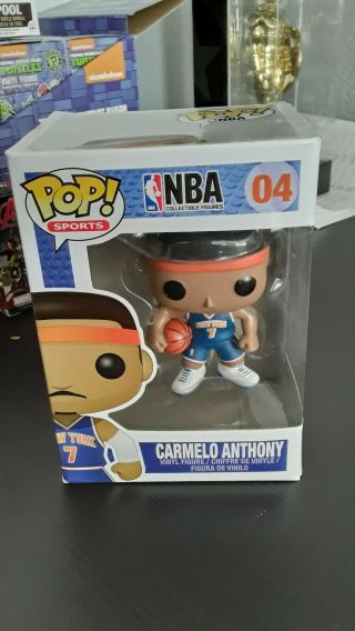Funko Pop Carmelo Anthony 04 Sports Nba York Knicks Rare Vaulted Retired
