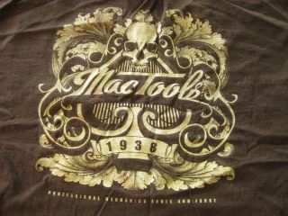 Mac Tools T Shirt West Coast Choppers Jesse James 1938 Skull Xxl Guldan Cotton