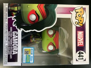 Funko Pop Gamora Guardians Of The Galaxy 2019 Sdcc Exclusive 441 Booth Sticker
