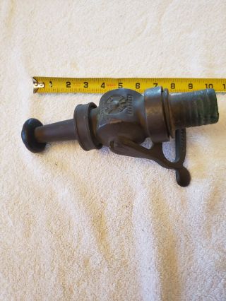 Vintage Antique Fire Fighting Nozzle - Akron Brass Mfg Co Inc. 2