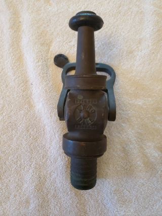 Vintage Antique Fire Fighting Nozzle - Akron Brass Mfg Co Inc. 3