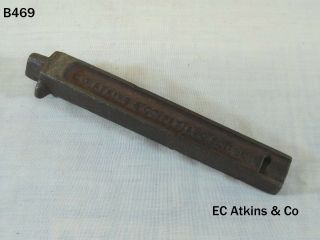 Vintage Antique E.  C.  Atkins & Co.  Cross Cut Saw Channeling Set Block Tool Iron