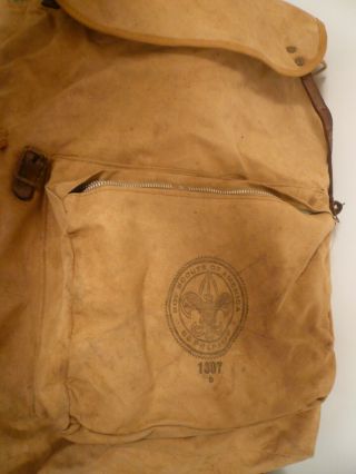 2 Each Vintage Boy Scout Back Packs 1307 With 1 Frontier Back Pack Frame
