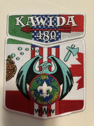 Kawida Lodge 480 Oa 2019 World Scout Jamboree Two Piece Blue Grass Council