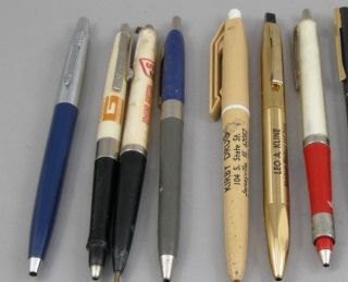 27 Vintage Advertising Ballpoint Pens - 1950 ' s - 1990 ' s 5