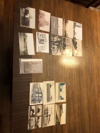 6 Vintage Post Cards North Dakota Early 1900’s & 11 Photos Of Nd Towns Letter E